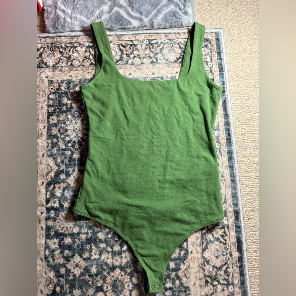 Abercrombie & Fitch Olive Green Bodysuit